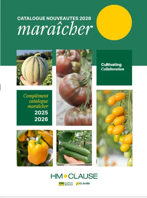 Couverture catalogue nouveauté maraîcher